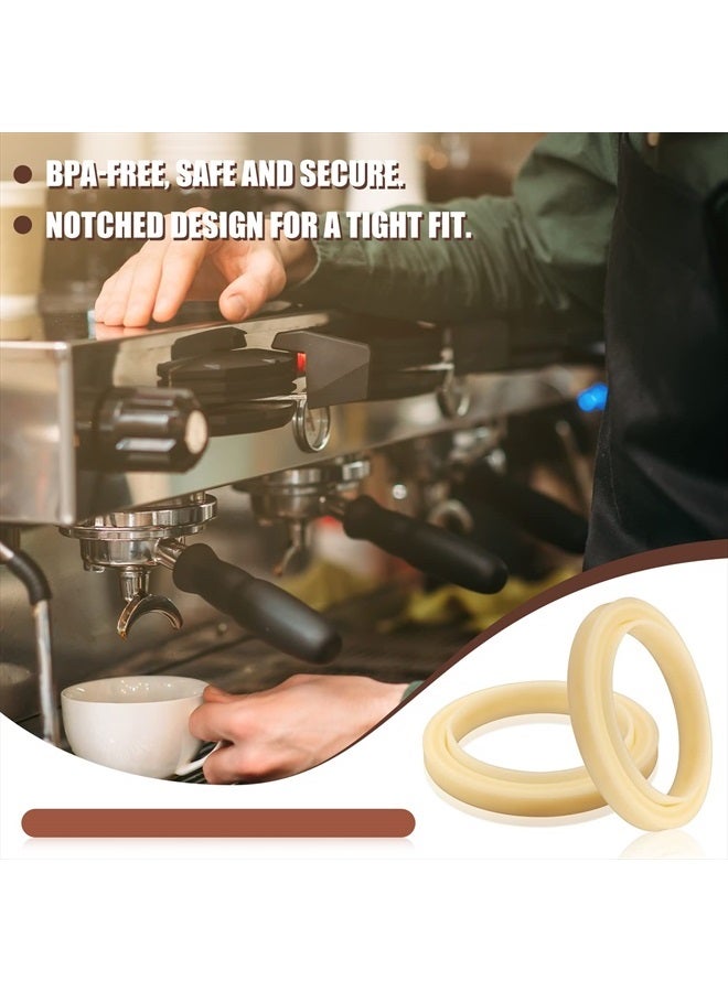 SAVITA 2pcs 54mm Silicone Steam Ring Seal, Silicone Steam Gasket Seal Coffee Machine Ring for Breville Espresso Accessories Replacement Part 870/878/880/860/840/810/450/500 for Sage 500/810/870/875/878/880 - Image 5