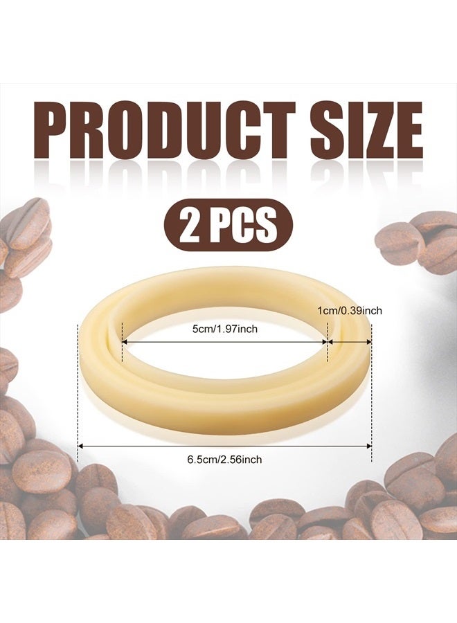 SAVITA 2pcs 54mm Silicone Steam Ring Seal, Silicone Steam Gasket Seal Coffee Machine Ring for Breville Espresso Accessories Replacement Part 870/878/880/860/840/810/450/500 for Sage 500/810/870/875/878/880 - Image 2