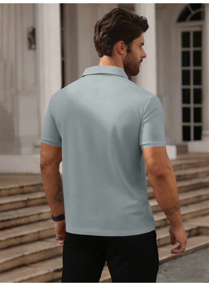 general Men's Polo Shirts Short Sleeve Golf Shirts Classic Fit Casual Performance T-Shirt - Image 3