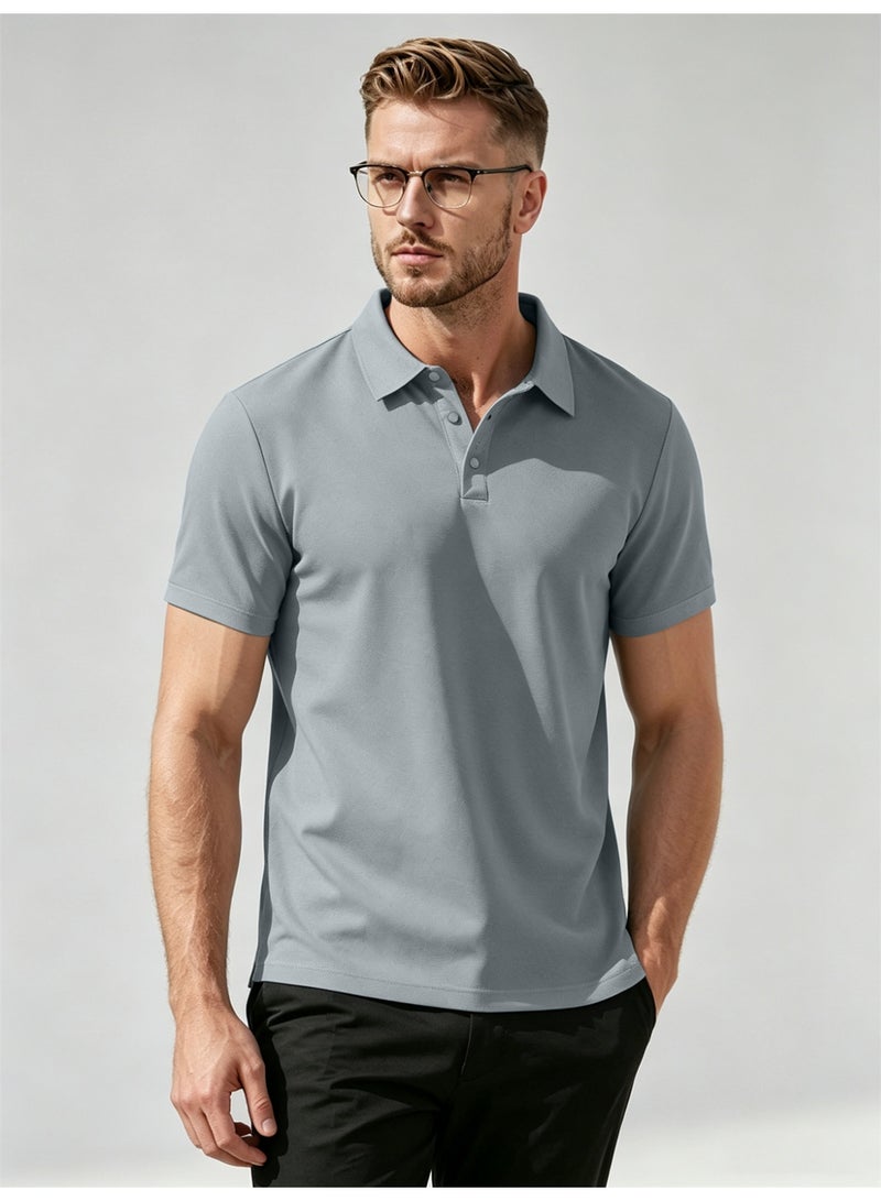 general Men's Short Sleeve Polo Shirts,Basic Golf T-Shirts for Men,Regular Fit Breathable Quick-Dry Shirt,Classic Moisture Wicking Performance Tees Summer,Athletic Running Top,Business and Casual Wear - Image 1