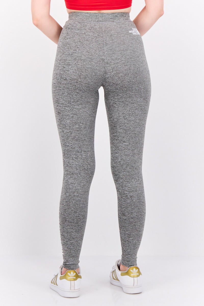 THE NORTH FACE سراويل تدريب رياضية نسائية ضيقة، رمادي - Image 3