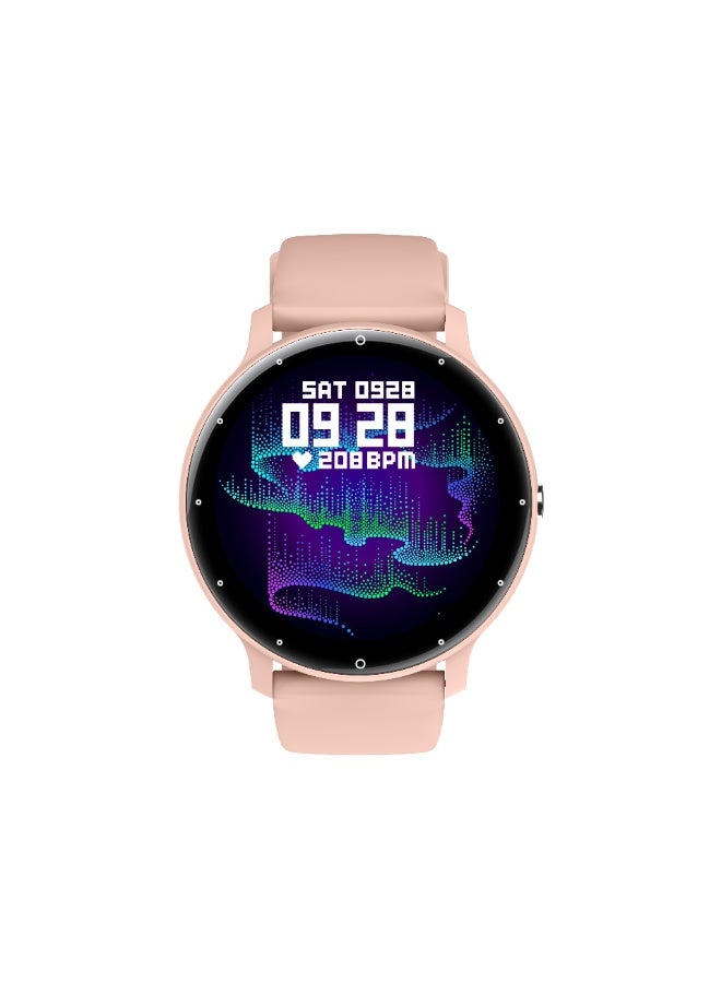 Sport Smartwatch 1.28" Round Display IP67 Waterproof Magnetic Charging/Custom Watch Face/123 Sport Modes Available in Pink - Image 2