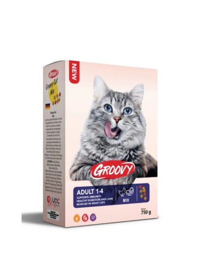 dry food mix for cats 750 g