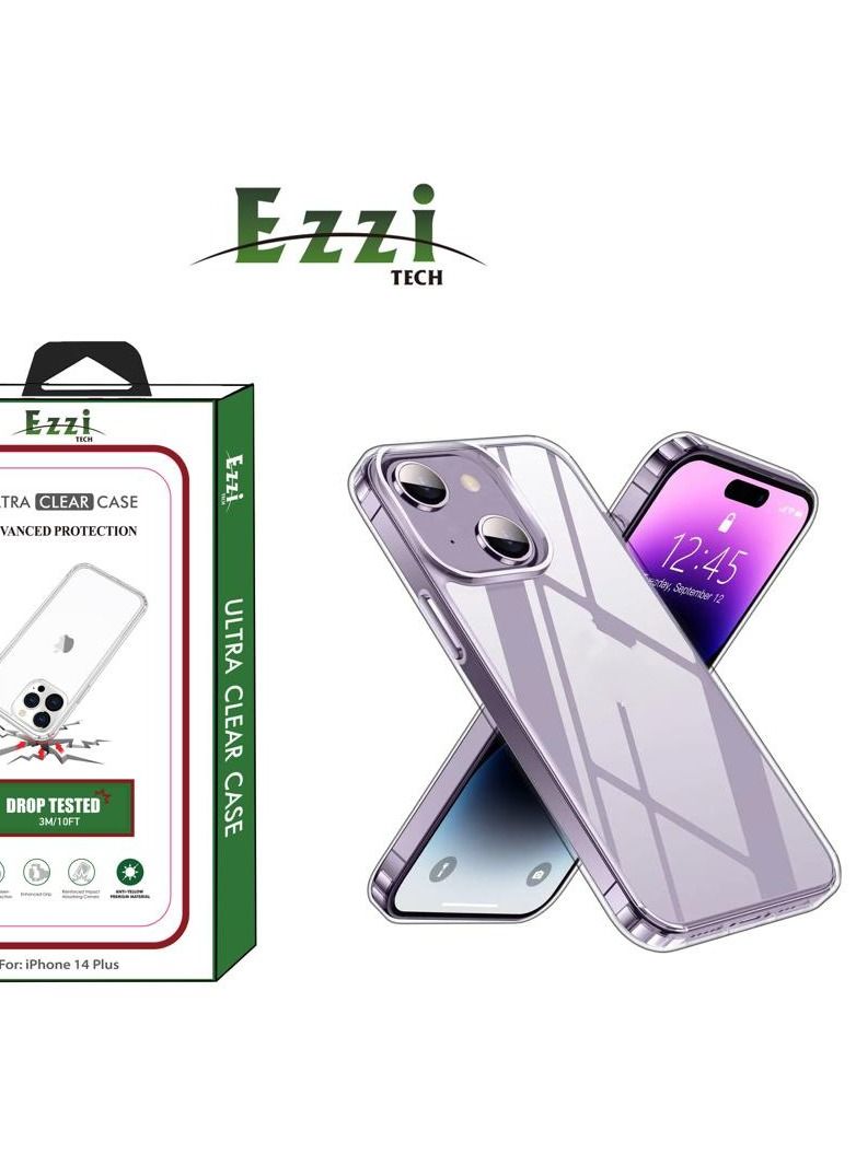 Ezzitech Iphone 14 Plus Clear Case