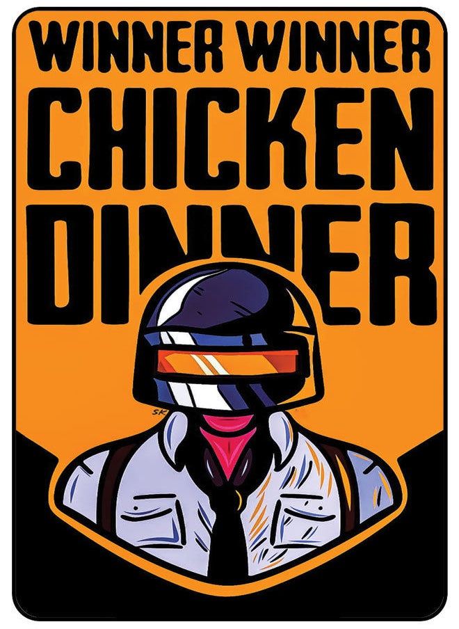 EYE CATCH - Protective Case Cover For Lenovo Tab M8 8 Inch 2019 Winner Winner Chicken Dinner - Image 1