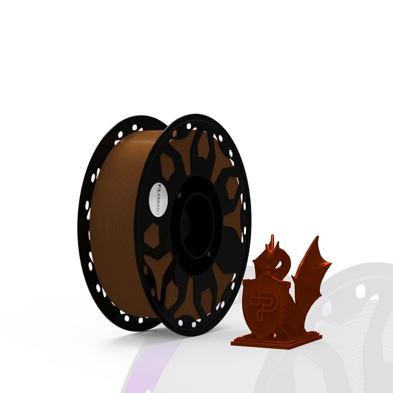 Protomont TECHNOLOGIES فيلا مونت 1.75 مم PLA بريميوم بلس خيوط طباعة ثلاثية الأبعاد متوافقة مع معظم طابعات FDM (بني شوكولاتة) - Image 4