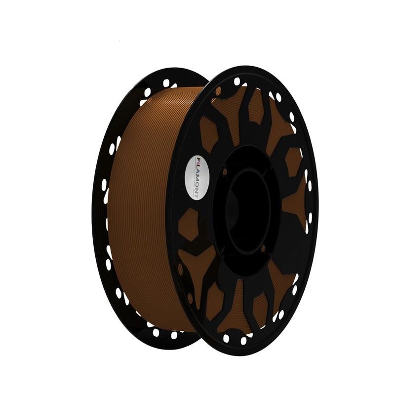 Protomont TECHNOLOGIES فيلا مونت 1.75 مم PLA بريميوم بلس خيوط طباعة ثلاثية الأبعاد متوافقة مع معظم طابعات FDM (بني شوكولاتة) - Image 1