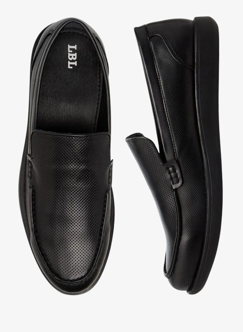 Textured Slip-On Loafers