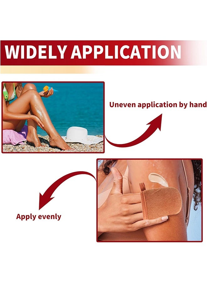 3 in 1 Self Tanning Mitt Applicator Mitt Self Tanner Mits Self Tan Face Mist Tan Physics True Color Sunless Tanner Spray Tan Mitt Applicator Sunless Tanning - Image 4