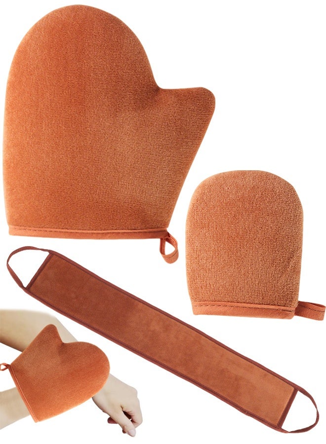 3 in 1 Self Tanning Mitt Applicator Mitt Self Tanner Mits Self Tan Face Mist Tan Physics True Color Sunless Tanner Spray Tan Mitt Applicator Sunless Tanning - Image 1