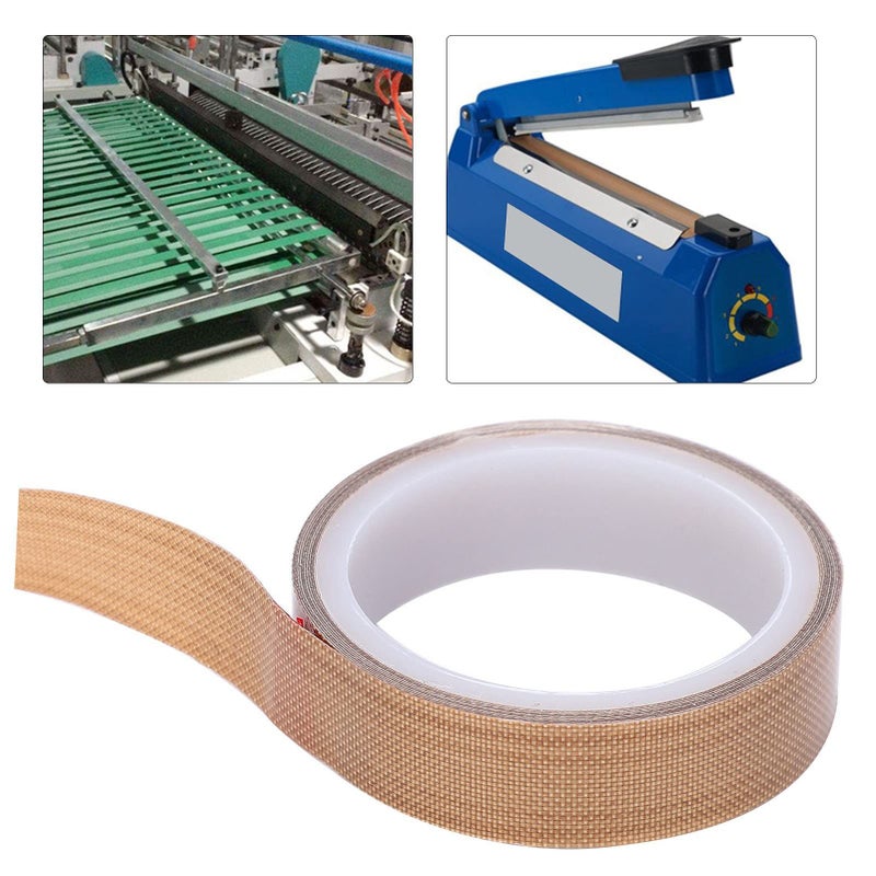 PTFE Adhesive Heat Tape Roll 0.18x19mmx10m Thermal Insulation Sealing Tape - Image 5