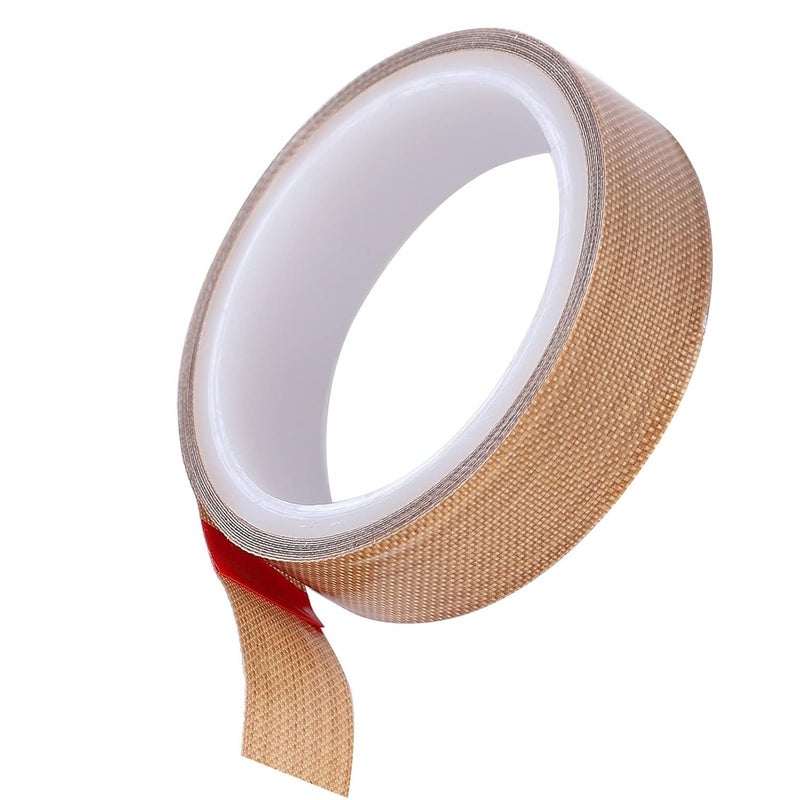 PTFE Adhesive Heat Tape Roll 0.18x19mmx10m Thermal Insulation Sealing Tape - Image 1