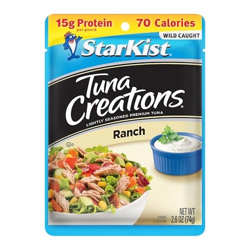StarKist Tuna Creations Ranch Pouch 26 oz  12 Pack Wild Caught High Protein Shelf Stable Seafood Gluten Free Soy Free No Draining Ready to Eat for Salads and Sandwiches - Image 5