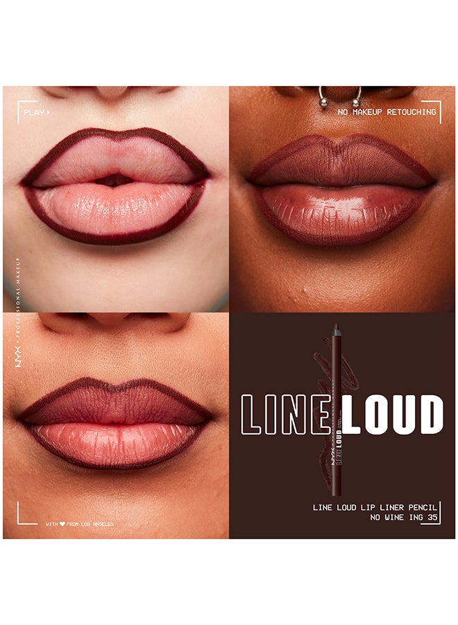NYX PROFESSIONAL MAKEUP Line Loud Lip Liner - No Wine-Ing - Image 4