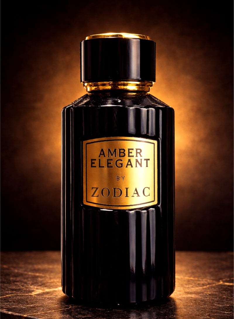 Zodiac Amber Elegant Eau De Perfume 80ml | Luxury Men's Perfume Warm Spicy & Patchouli with Smoky Depth | Best Warm Spicy Men's Perfume - Image 4