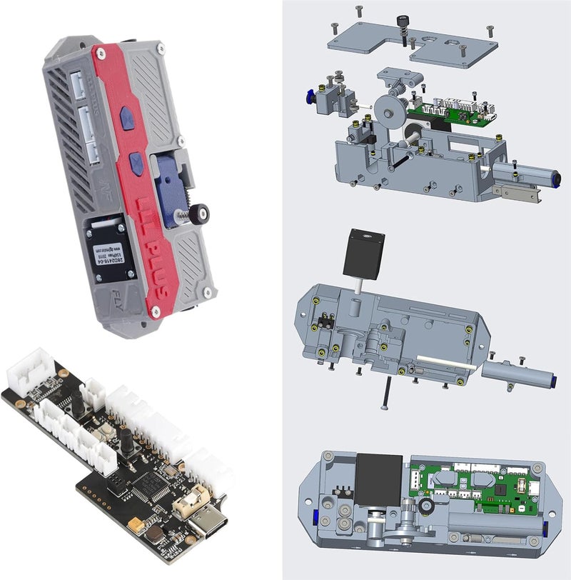 Filament Buffer for 3D Printers Compatible RRF Marlin Improves Accuracy Reduces Noise Durability Construction RRF Compatible - Image 2