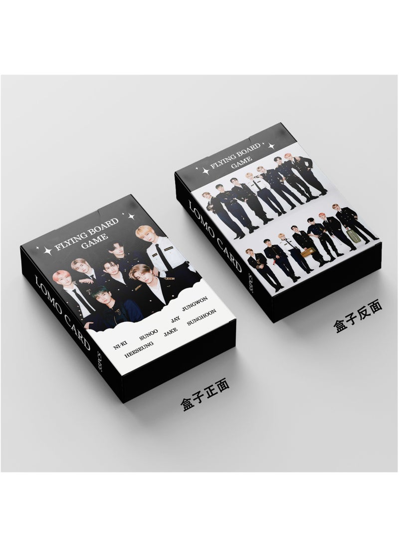 Generic - ENHYPEN Flying Board Game Card Yang Jungwon Lee Heeseung Park Jongseong JAY Photo Cards 55Pcs - Image 1