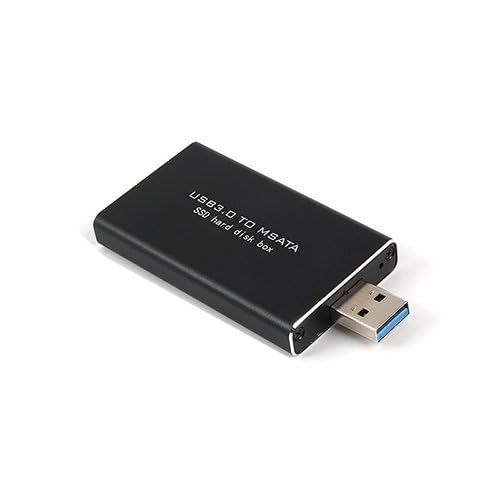 Mustpoint USB 3.0 to mSATA SSD Hard Disk Box Converter Adapter Enclosure External HDD Case - Image 3