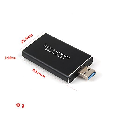 Mustpoint USB 3.0 to mSATA SSD Hard Disk Box Converter Adapter Enclosure External HDD Case - Image 4