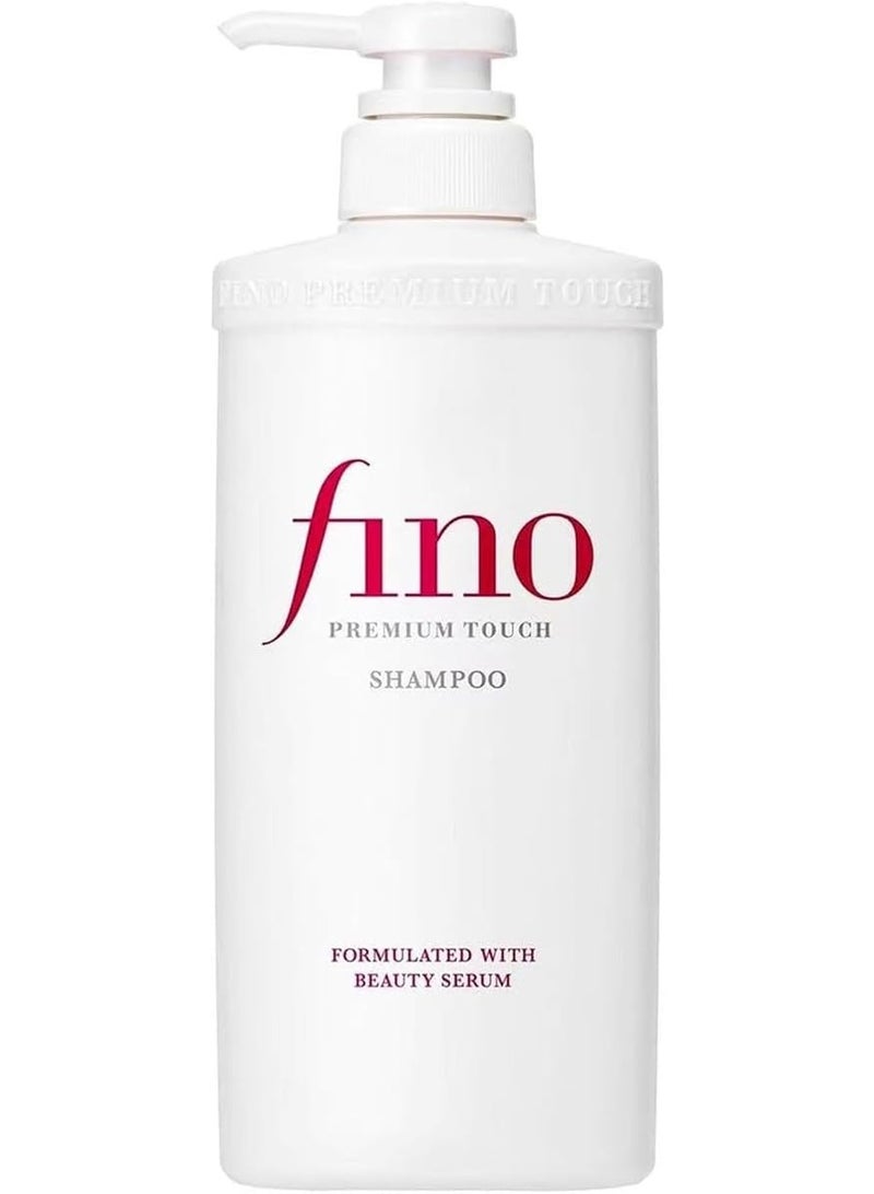 Shiseido Fino Premium Touch Shampoo - Formulated with Beauty Serum, 550ml - Image 1