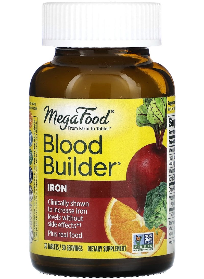 Blood Builder, Iron, 30 Tablets