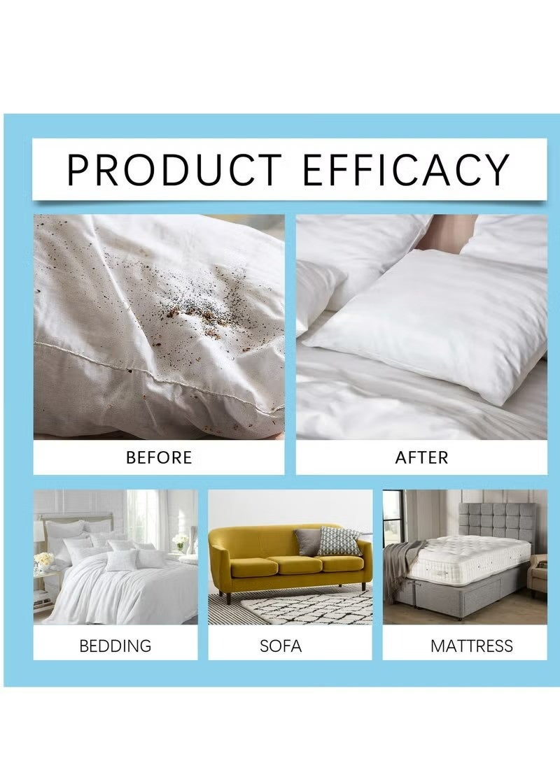 JUE-FISH 120ml Bed Bugs Killer Spray, Low Odor Roach & Fly Killer Spray, Plant-Based Actives Kill Insects & Bugs on Contact, Non-Greasy, Repellent Indoor flea Moth Bugs Bed Bugs, No Stains, Fresh Scent - Image 5