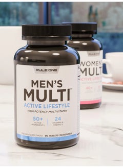 RULE 1 Ruleone, Men’s Train Daily, Multivitamin, 90 Tabs  - Image 2