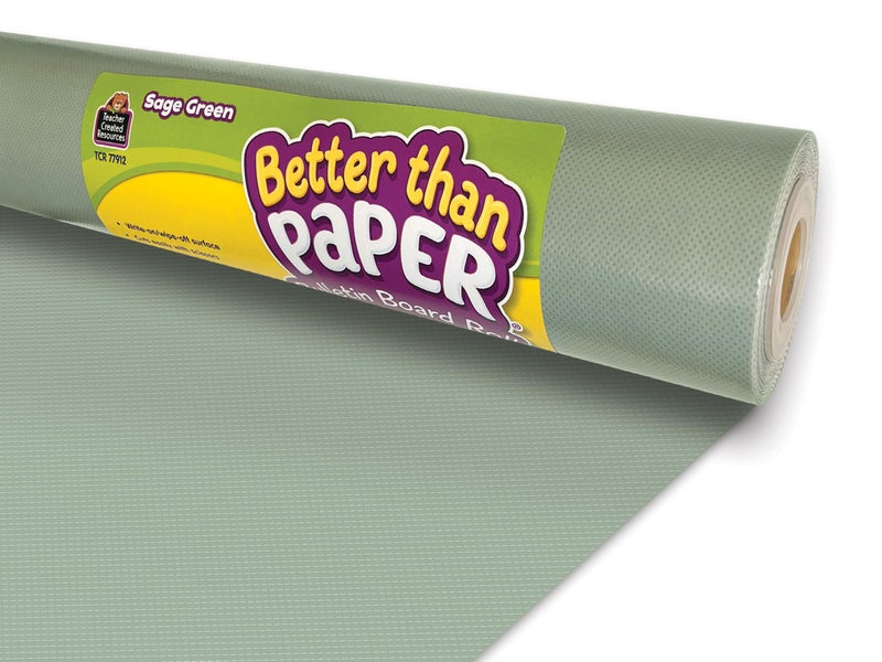 Teacher Created Resources Sage Green Better Than PaperÂ® Bulletin Board Roll (TCR77912) - Image 1