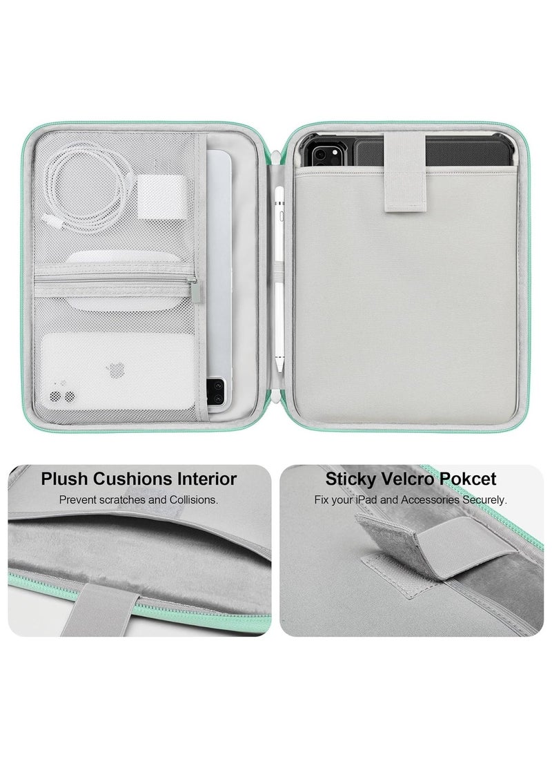 vesus Tablet Sleeve Case for 10.9 inch New iPad / 11 inch iPad Pro / 10.2 inch iPad / 10.9" iPad Air / 10.5 inch iPad Pro Air, Galaxy Tab A8 10.5" Protective Bag, Fit Apple Smart Keyboard, Green - Image 3