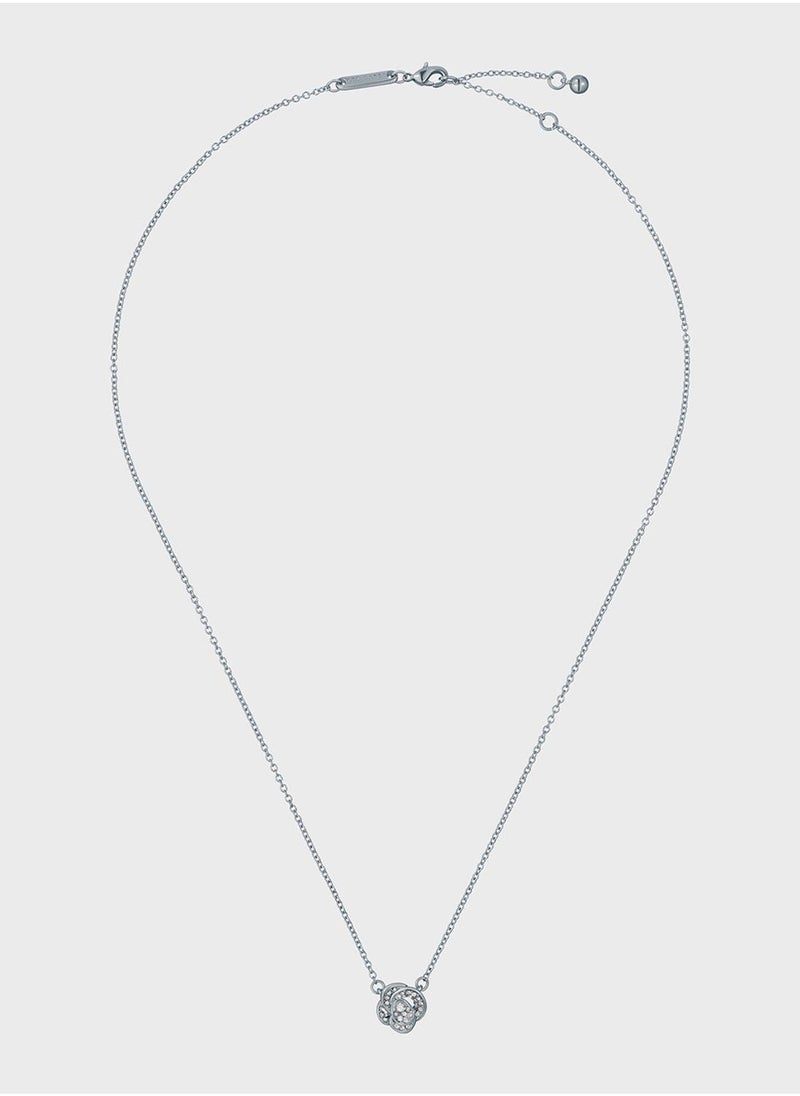 Ted Baker - Crystal Flower Long Necklace - Image 1