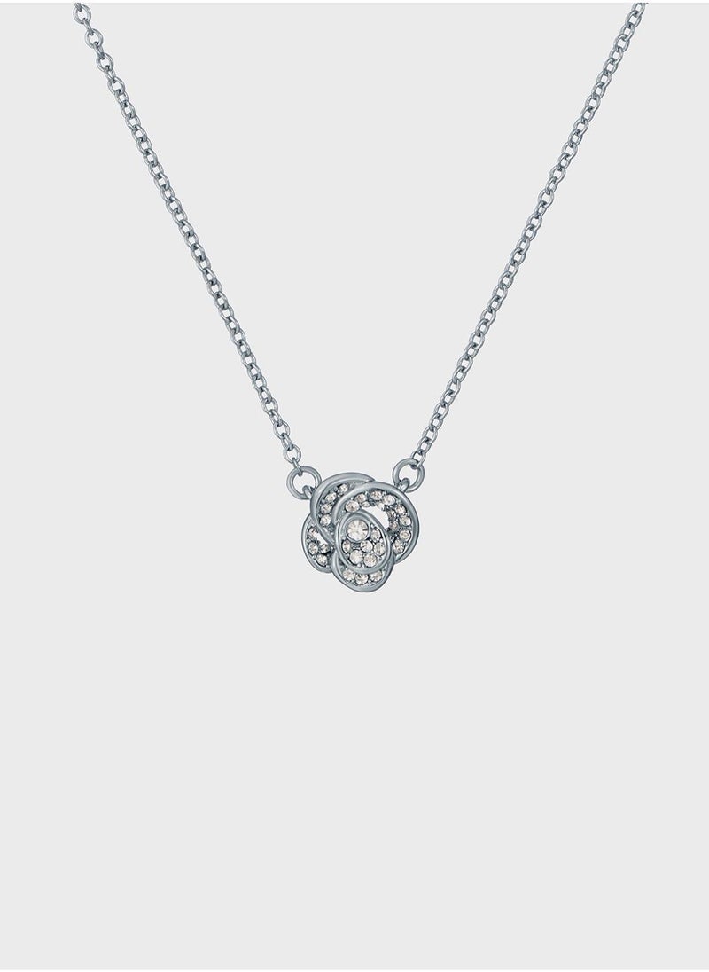 Ted Baker - Crystal Flower Long Necklace - Image 1