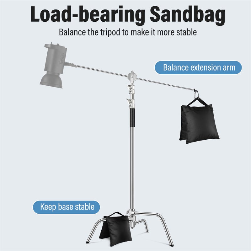 Victiv 4 Pack Sand Bags for Light Stand Photo Studio, Heavy Duty Sandbags - Image 5
