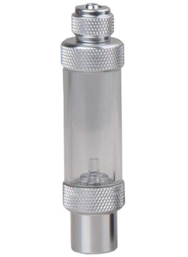 عداد فقاعات ثاني أكسيد الكربون من سبائك الألومنيوم مع صمام فحص لجهاز قياس ثاني أكسيد الكربون لحوض السمك برأس واحد - Image 1