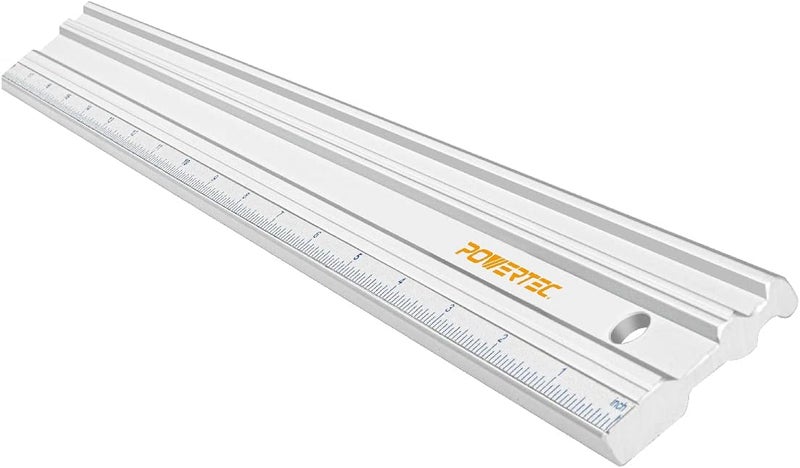 POWERTEC 18 Inch Straight Edges, Straight to Within .001'' Over 18'' Machined Flat, Precision Woodworking Tools for Table Saw, Router Table, MDF Workbench Top, Jointers, and Planers. 71213 - Image 1