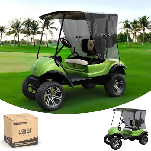 10L0L 2 Passenger Golf Cart Sun Shade Cover for Yamaha G29 Drive2 - Golf Cart Summer Covers, UV Heat Resistant Sunshade Curtain - Image 1