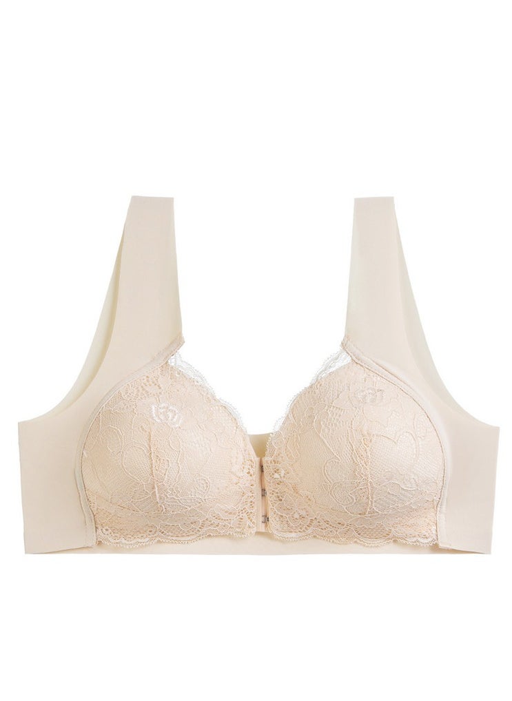 AirYoung - Women Front Buckle Lift Up Bra,Front Closure Beauty Back Comfy Bra,5D Shaping Push Up Seamless No Trace Beauty Back Bra - Image 1