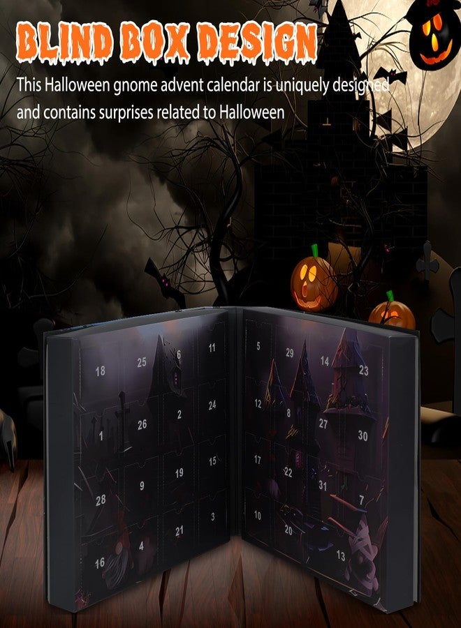 Lioatyo Halloween Gnome Advent Calendar 2025, 24 pcsHalloween GnomeAdvent Calendar with Gift Dolls, Halloween Advent Calendar Decoration, Suitable for HalloweenChristmas Gifts for Family and Friends - Image 3