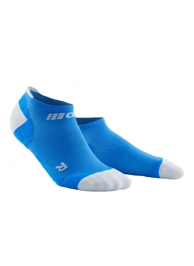 CEP CEP - Ultralight Compression Socks No Show Electric Blue/Light Grey Men