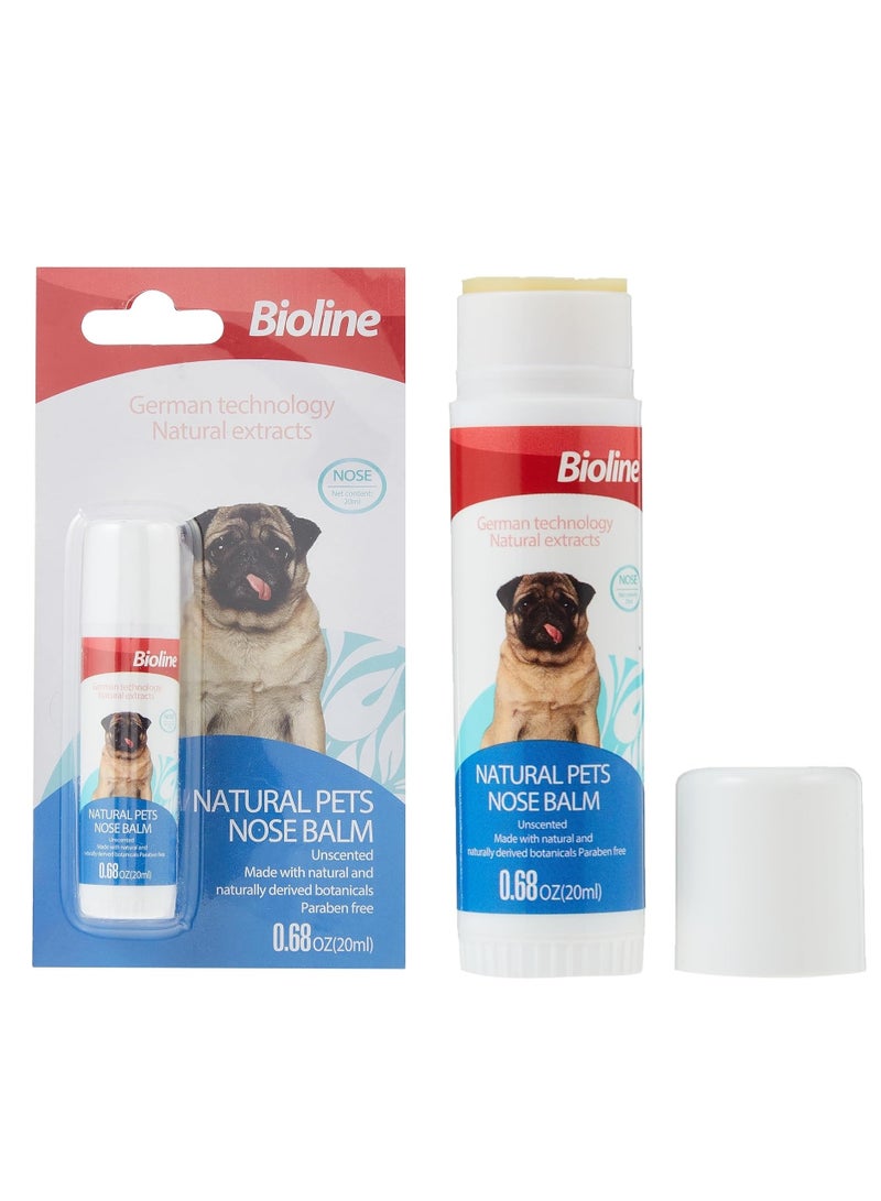 Bioline Natural Pets Nose Balm Moisturizer 2X20ml - Image 1