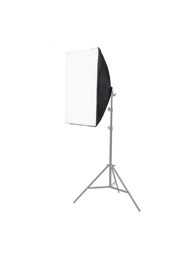 60 * 90cm/ 24 * 35.4in Square Photography Softbox with Bowens Mount Removeable Diffuser Cloth Carrying Bag for Studio Portrait Product Photography Live Streaming  - Image 4