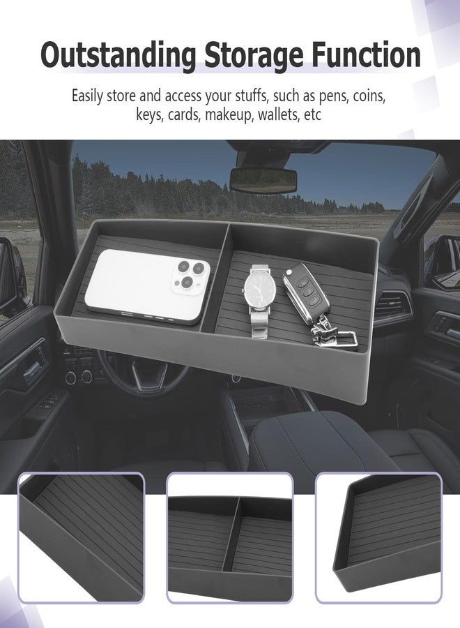 LUWU 2025 Traverse Dashboard Storage Tray Compatible with 2024 2025 Chevrolet Traverse Accessories Behind Screen Organizer 2025 Traverse Accessories Center Console Display Box Dash Tray - Image 3