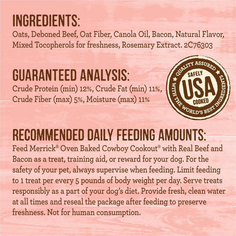 Merrick ميريك كعكات لحم الخنزير المخبوزة في الفرن الطبيعية والمقرمشة، وصفة طهي رعاة البقر مع لحم البقر ولحم الخنزير الحقيقي - 11 أونصة. - Image 4