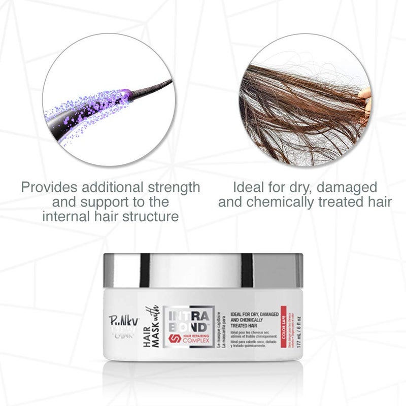 Punky Hair Mask with Intrabond Hair Repairing Complex, 6 oz - Ideal for Dry, Damaged, Chemically Treated Hair - Image 4