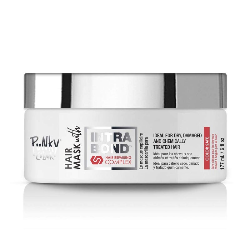 Punky Hair Mask with Intrabond Hair Repairing Complex, 6 oz - Ideal for Dry, Damaged, Chemically Treated Hair - Image 1
