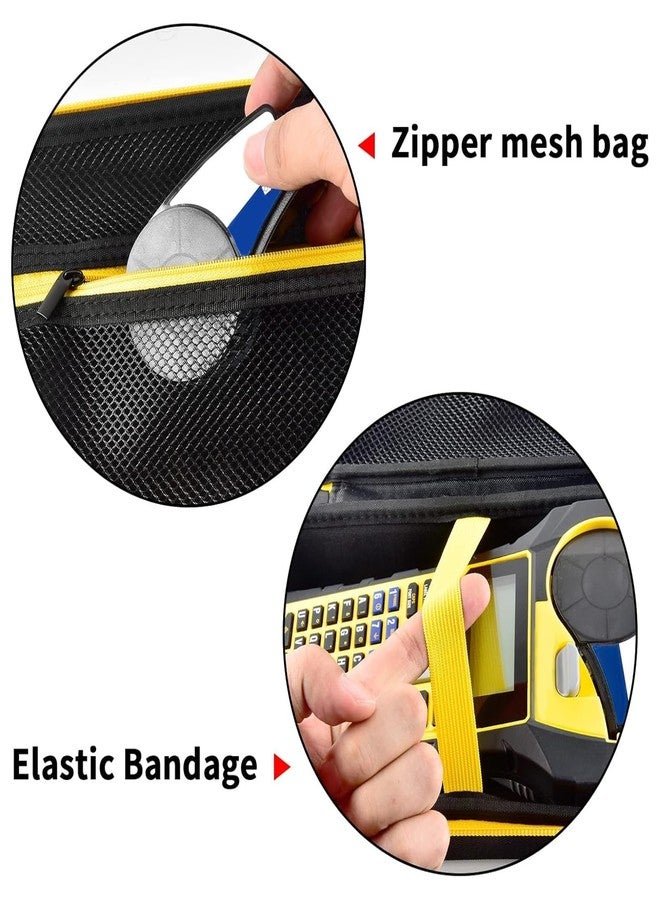 GWCASE Case Compatible with Brady M210/ BMP21-PLUS/ M210 LAB Handheld Label Printer. Sticker Maker Portable Storage Holder Bag with Pocket for Brady Authentic Labels, USB Cable and Accessories (Box Only) - Image 3