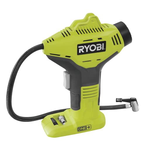 Ryobi R18PI-0 18V ONE+ Cordless High Pressure Inflator (Body Only), Grey - Image 1