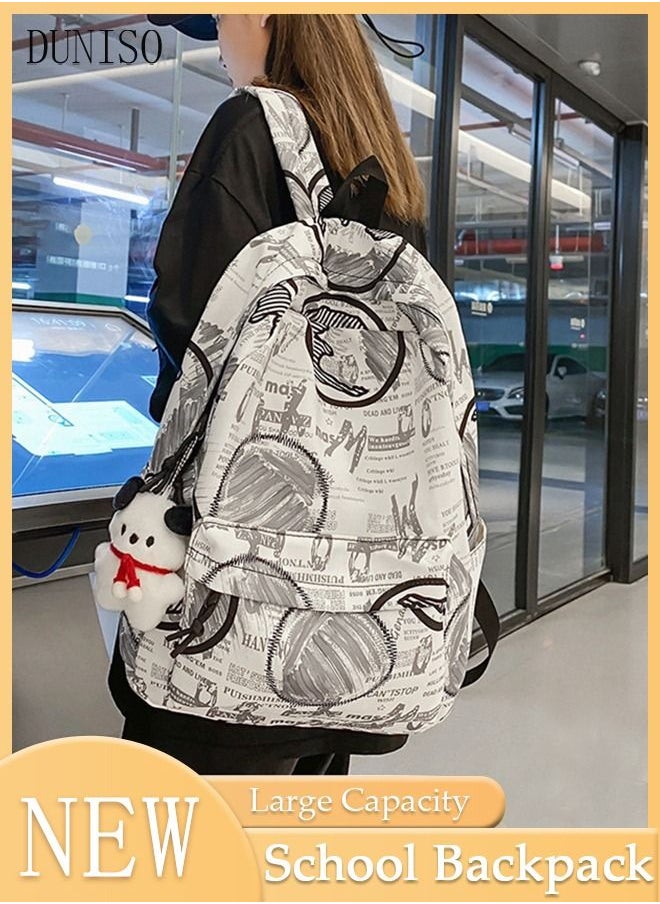 School Backpack Large Capacity Multi-pocket Students Backpack School Bag Fashion Graffiti Book Bags Waterproof Wear-resistant Backpacks for Teen College Students Laptop Bag for Casual Travel - pzsku/Z0A7CF3D773C270A14889Z/45/_/1691043401/1c0bcaa2-89d3-46e9-8dec-e9c3bdba3cfb