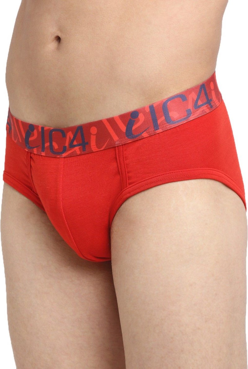 IC4 Store Red Classic Briefs Pack of 2 for Men - Image 2