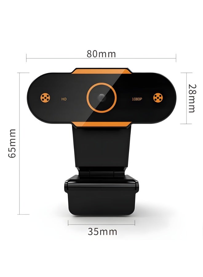 Closeli 1080P Webcam With Tripod Stand, Full HD Web Camera, Webcam for PC / Laptop, USB Plug & Play, With HD Microphone, Auto Light Correction, Dual Noise Reduction, Auto Focus, Privacy Cover, for Video Recording, Calling, Conference, Desktop, YouTube - Image 3