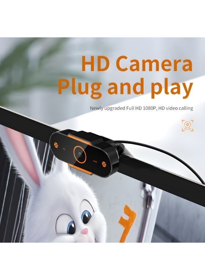 Closeli 1080P Webcam With Tripod Stand, Full HD Web Camera, Webcam for PC / Laptop, USB Plug & Play, With HD Microphone, Auto Light Correction, Dual Noise Reduction, Auto Focus, Privacy Cover, for Video Recording, Calling, Conference, Desktop, YouTube - Image 5